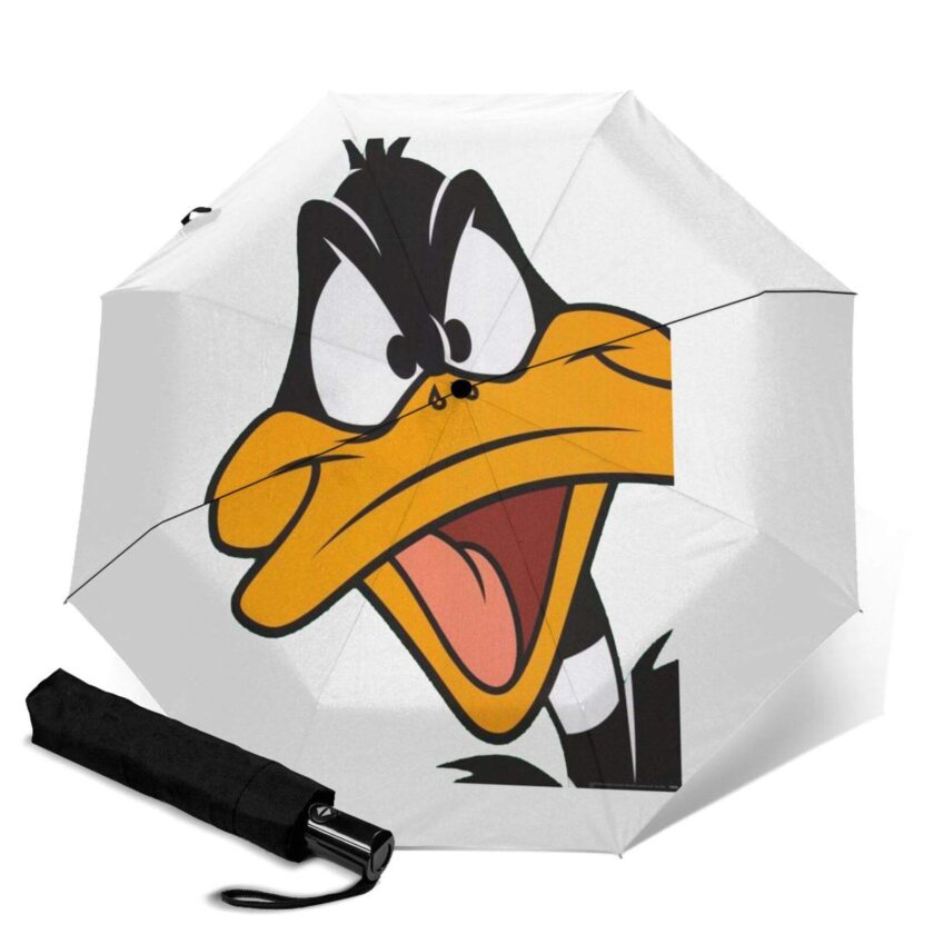 Laiyang Daffy_Duck Manual Tri Fold Umbrella Waterproof