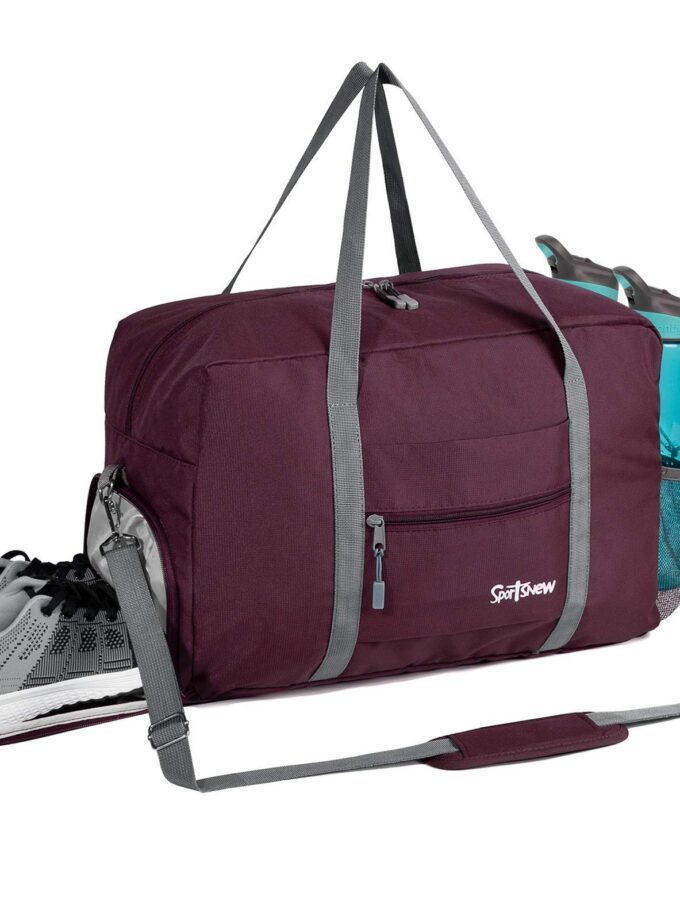 Sports Gym Bag with Wet Pocket & Shoes Compartment