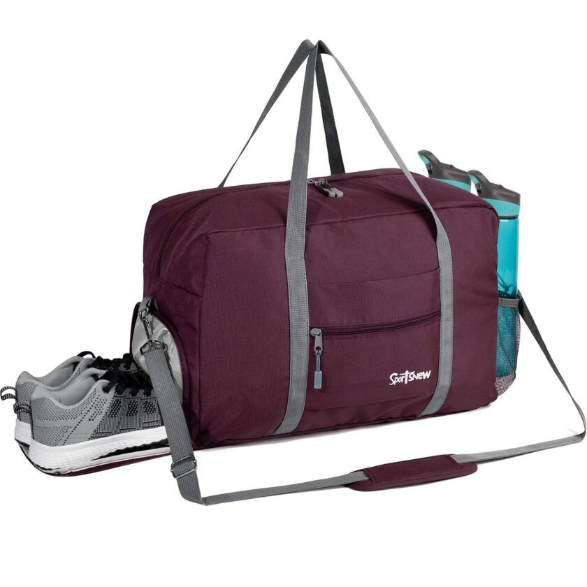 Sports Gym Bag with Wet Pocket & Shoes Compartment