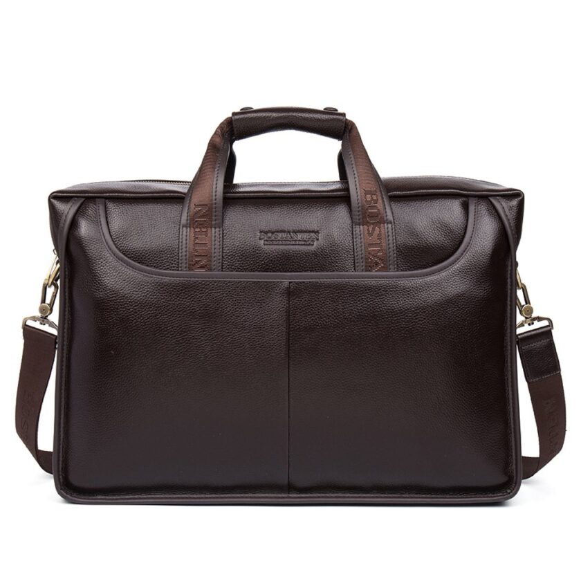 BOSTANTEN Leather Briefcase Handbag Messenger