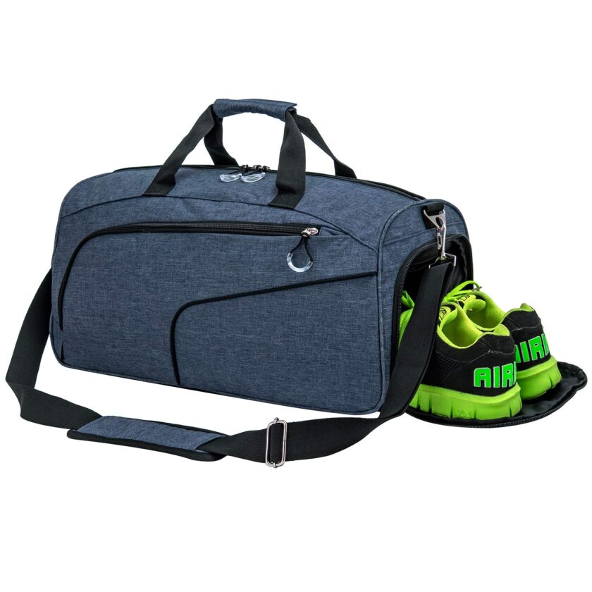 Gym Bag with Shoes Compartment and Wet Pocket