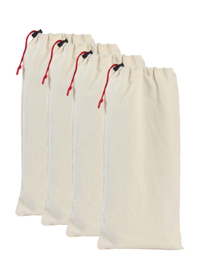 Earthwise Shoe Storage Bags 100% Cotton with Drawstring