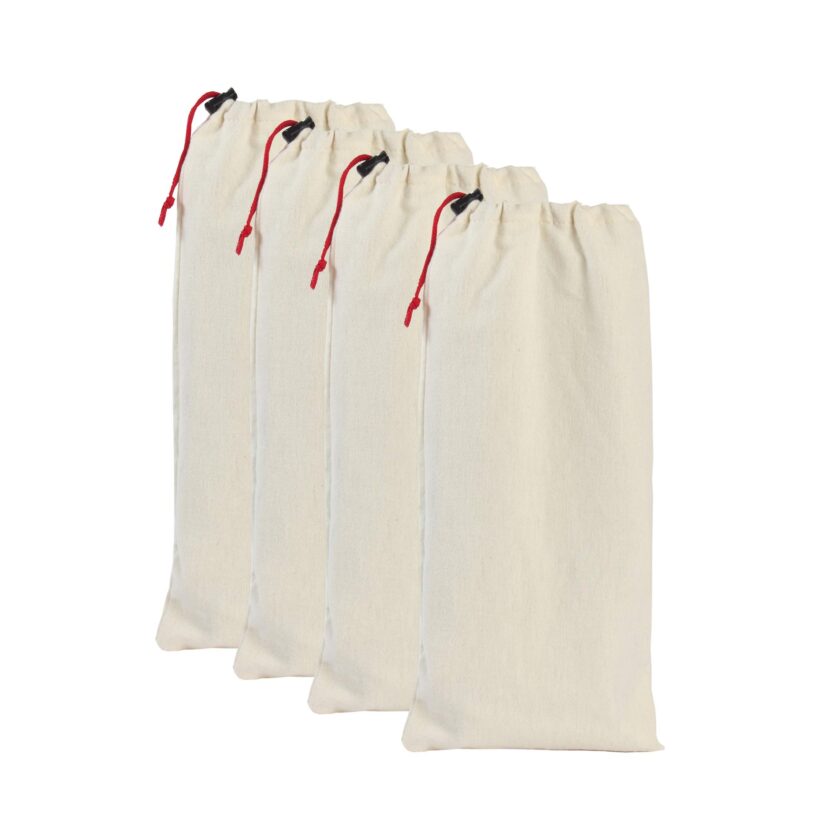 Earthwise Shoe Storage Bags 100% Cotton with Drawstring