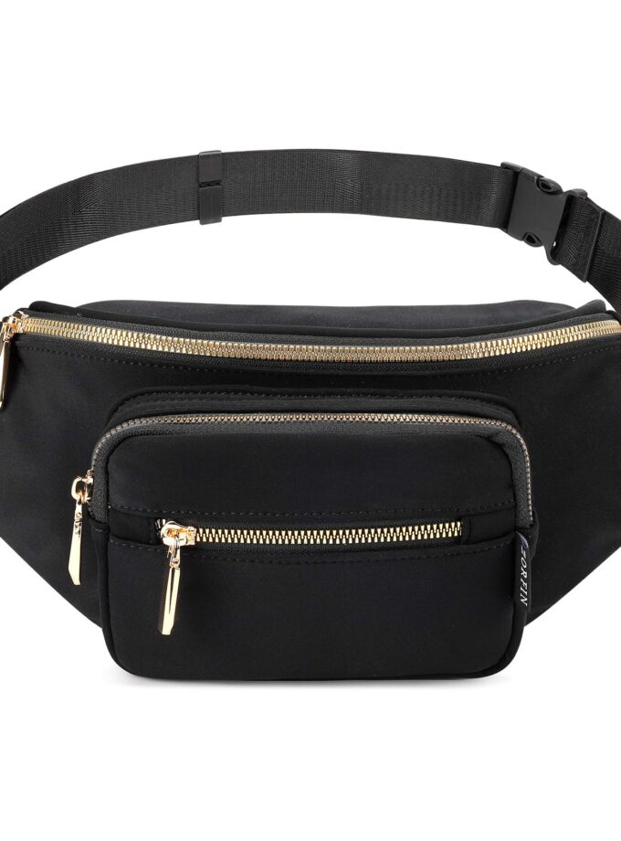 Nylon Water Resistant Waist Bag Pack for Women