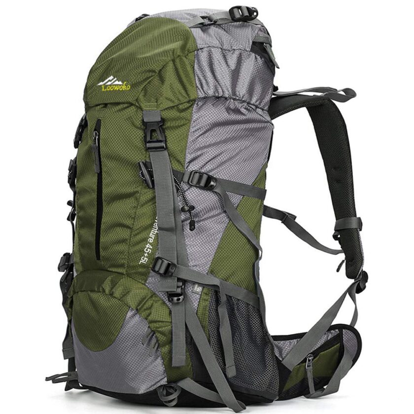 Backpack 50L Travel Camping Backpack with Rain Cover