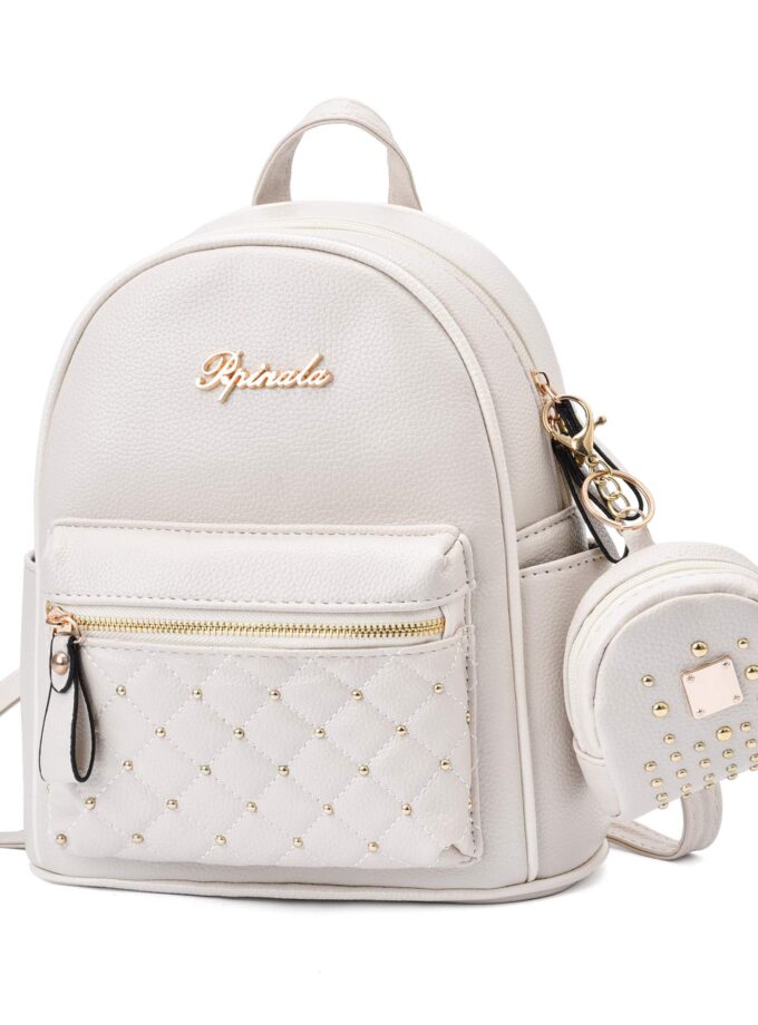 Cute Small Backpack Mini Purse Casual Daypacks Leather