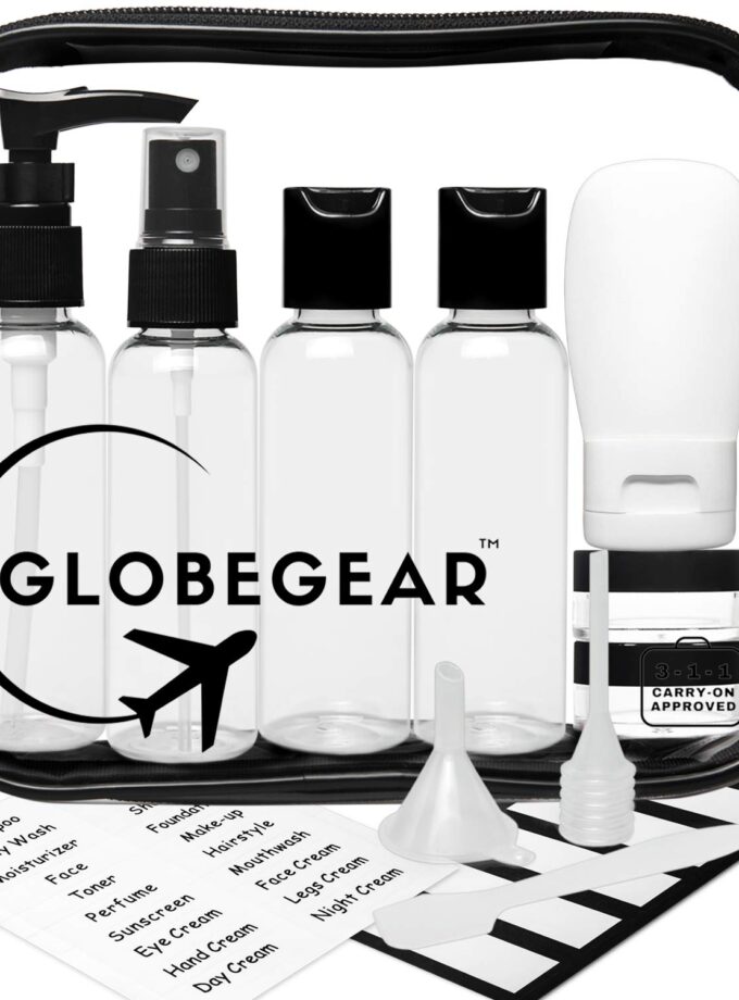 Travel Bottles & TSA Approved Clear Quart Size
