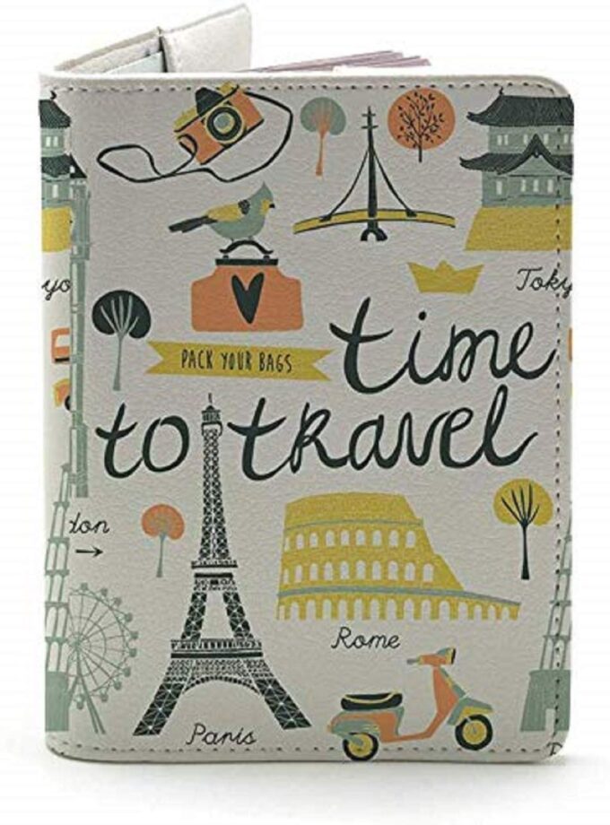 Time To Travel (Both Sides Printed) - White - Wanderlust Collection