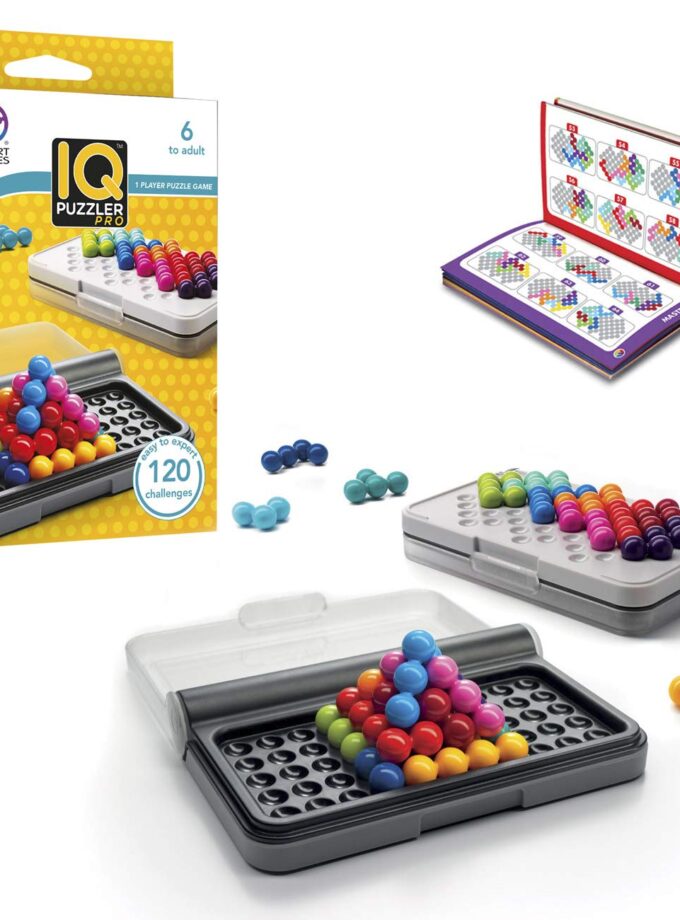 SmartGames IQ Puzzler Pro, a Travel Game for Kids and Adults