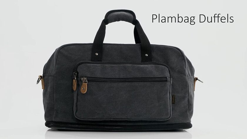 Plambag Travel Duffle Bag with Wet Pocket & Extendable Shoe Compartment