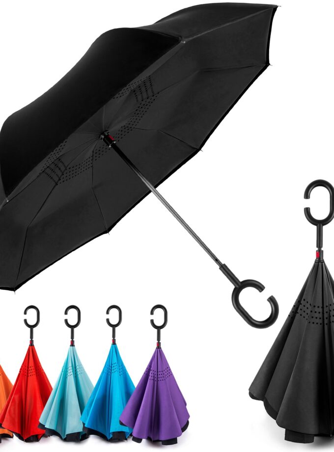 EEZ-Y Reverse Inverted Windproof Umbrella