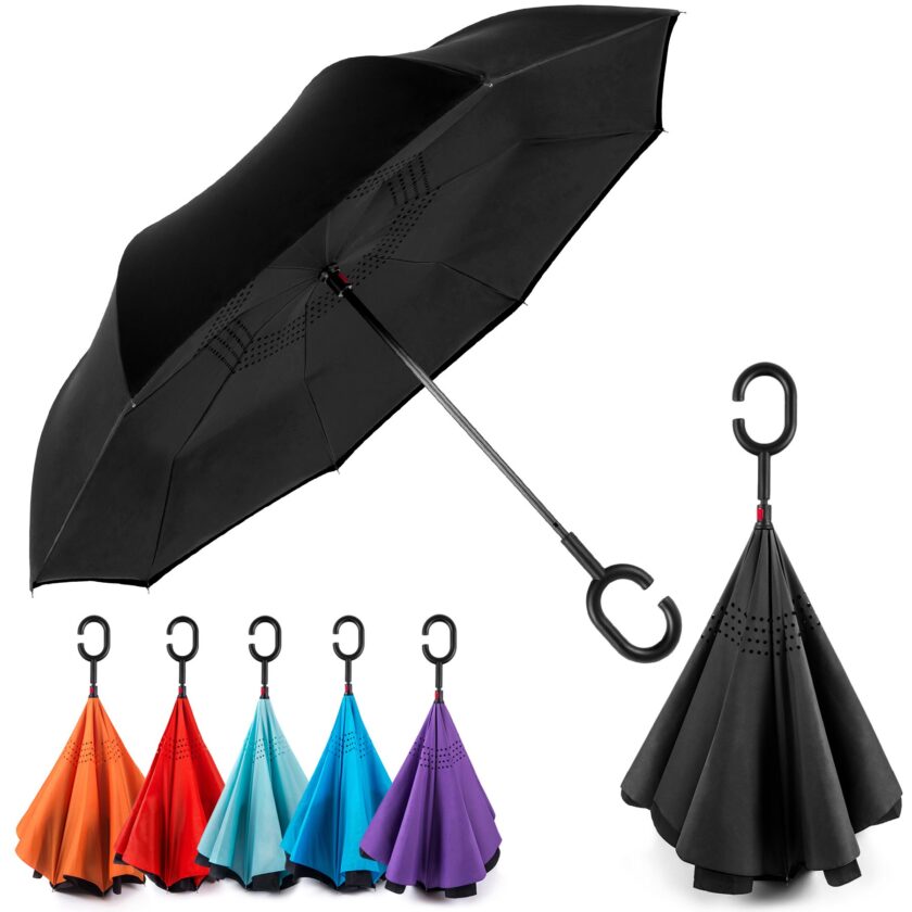 EEZ-Y Reverse Inverted Windproof Umbrella