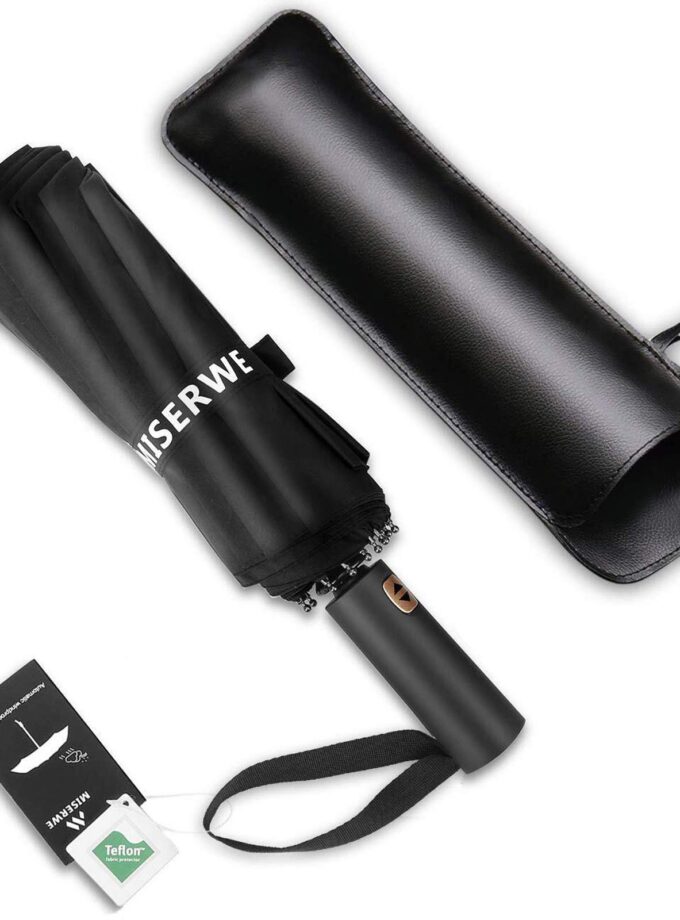 Miserwe Umbrella 12 Ribs Windproof Lengthened