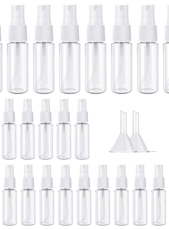 24 Pack Empty Plastic Spray Bottles Set