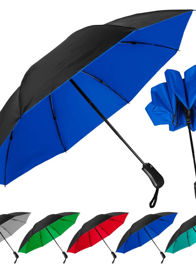 StrombergBrand Color Flip Umbrella (Automatic Reverse Umbrella)