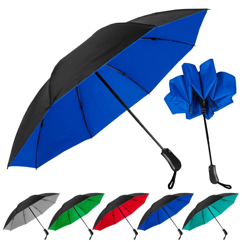 StrombergBrand Color Flip Umbrella (Automatic Reverse Umbrella)