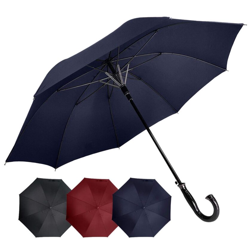 Lejorain Oversized Cane Classic Golf Umbrella