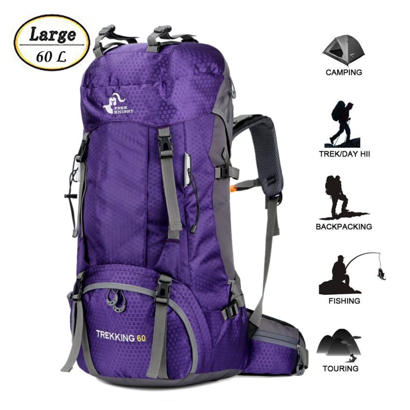 60L Waterproof Ultra Lightweight Hiking Backpack