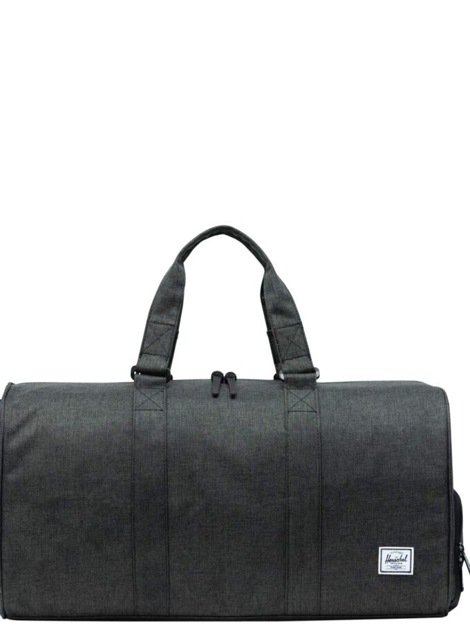 Herschel Novel Duffel Bag, Black Crosshatch