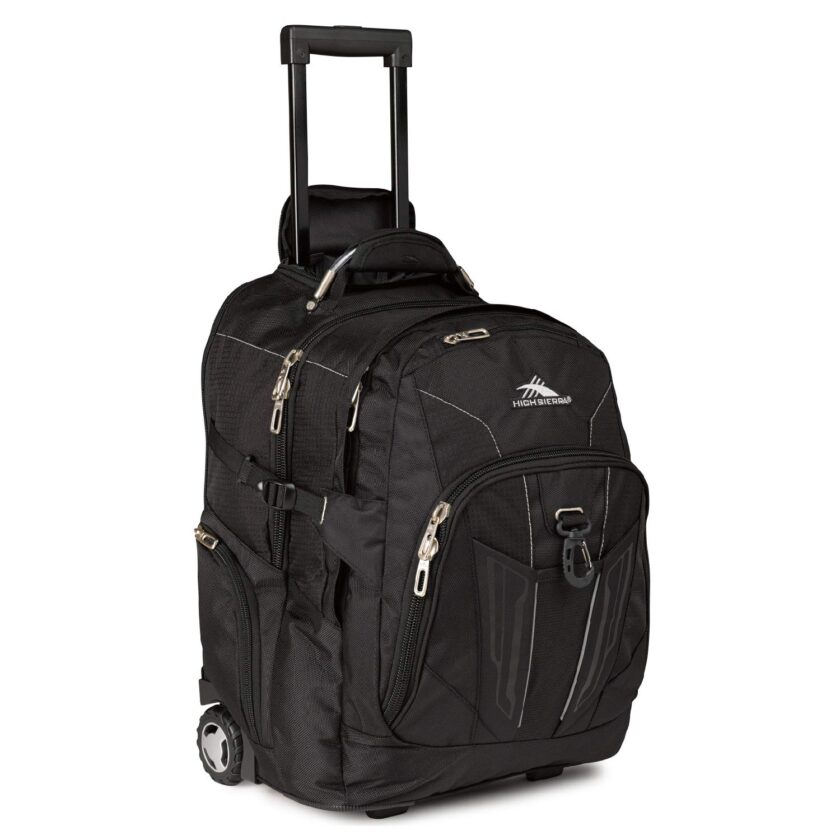 High Sierra XBT-Business Rolling Backpack, Black