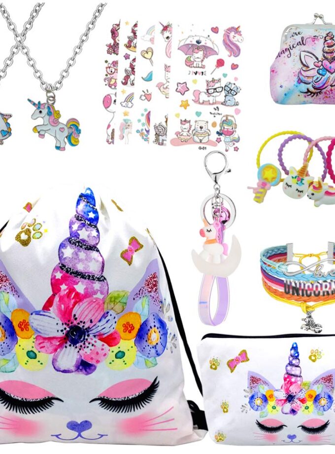 RLGPBON Unicorn Gifts for Girl Drawstring Backpack