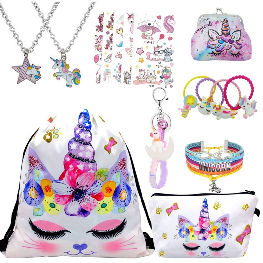 RLGPBON Unicorn Gifts for Girl Drawstring Backpack