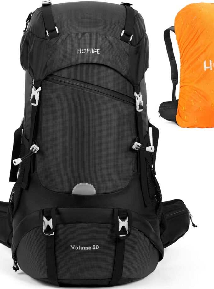 HOMIEE Hiking Backpack 50L Travel Camping Daypack