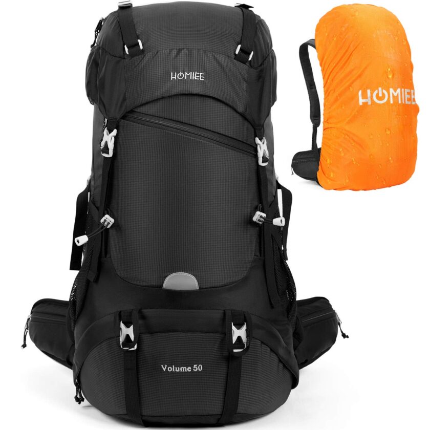 HOMIEE Hiking Backpack 50L Travel Camping Daypack