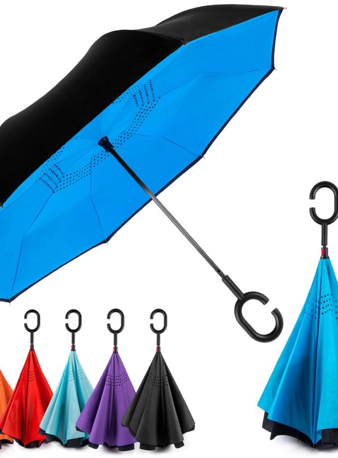 EEZ-Y Reverse Inverted Windproof Umbrella