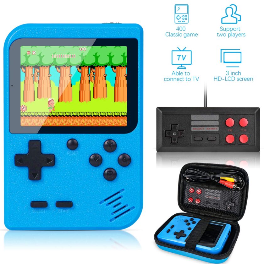 Game Console With Protector Case 400 Free Classical FC Games