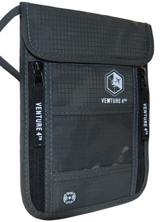 Venture 4th Travel Neck Pouch With RFID Blocking