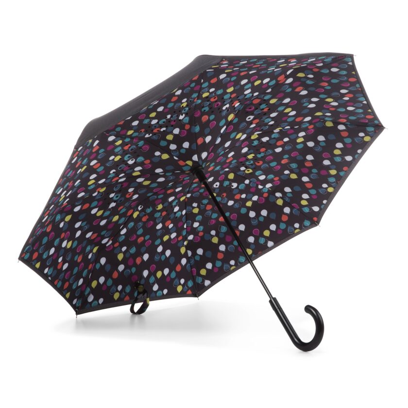 totes InBrella Reverse Close Umbrella