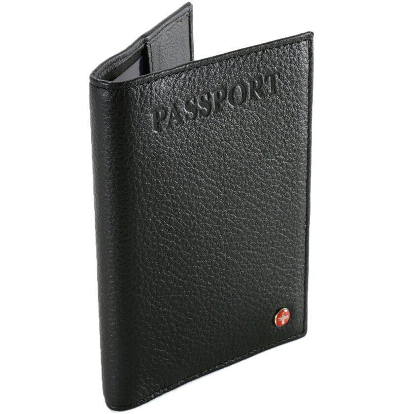 AlpineSwiss RFID Blocking Leather Passport Cover ID Protection