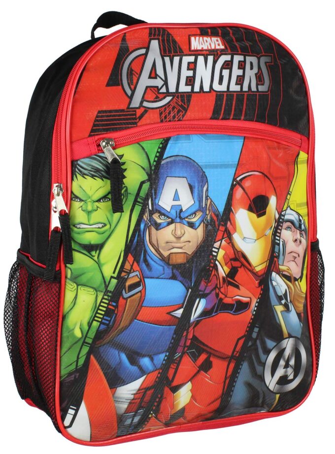 Marvel Avengers Backpack Iron Man Thor Hulk