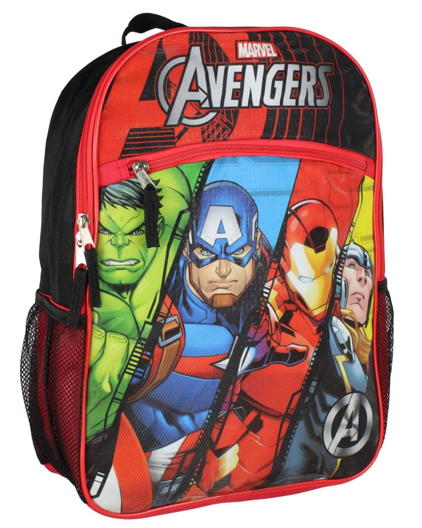 Marvel Avengers Backpack Iron Man Thor Hulk