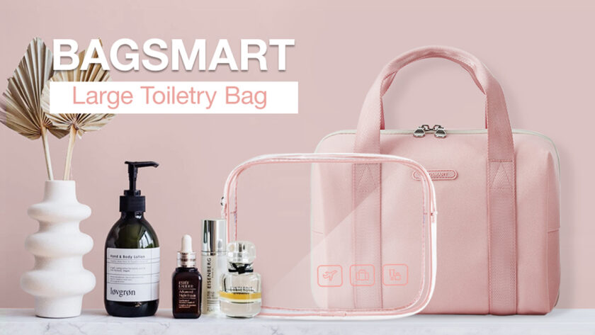 Hanging Toiletry Bag, BAGSMART Travel Toiletry Organizer - Image 7