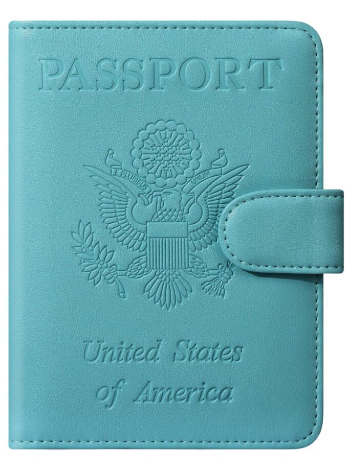 Passport Holder Cover Wallet Case for Women