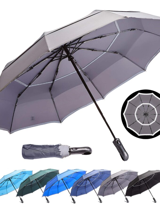 Lightweight Automatic Repel Folding Travel Umbrella