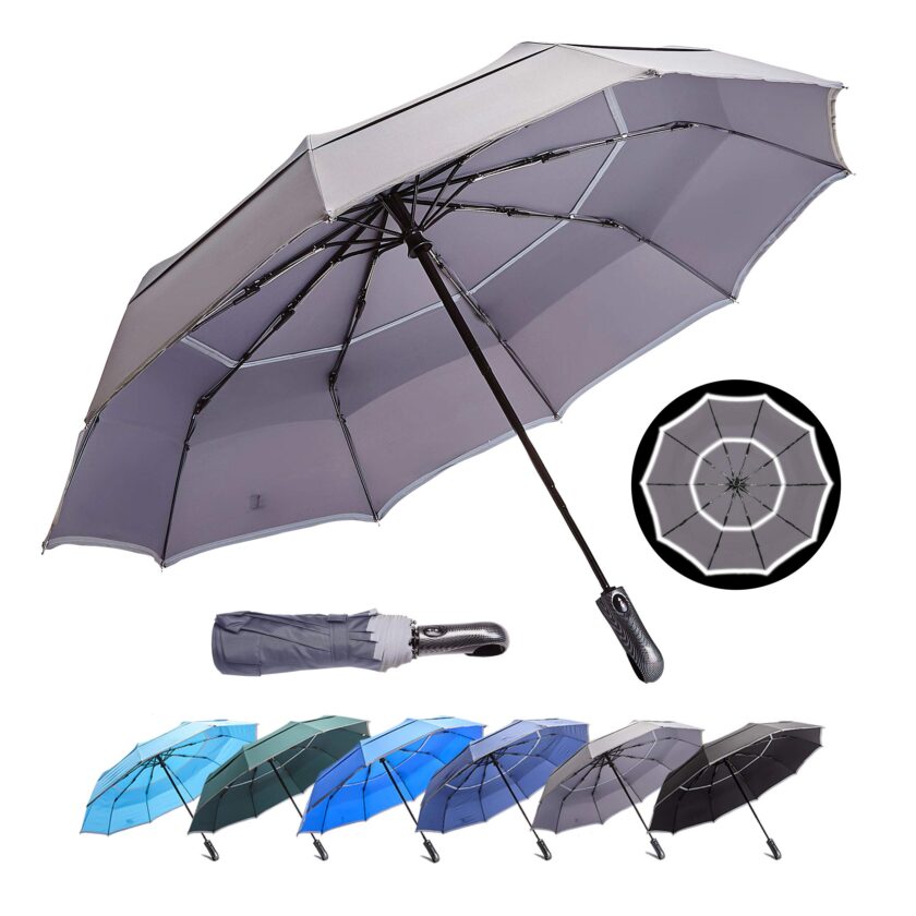 Lightweight Automatic Repel Folding Travel Umbrella