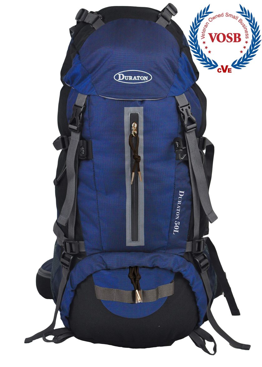 DURATON Hiking Backpack 50L, Water Resistant