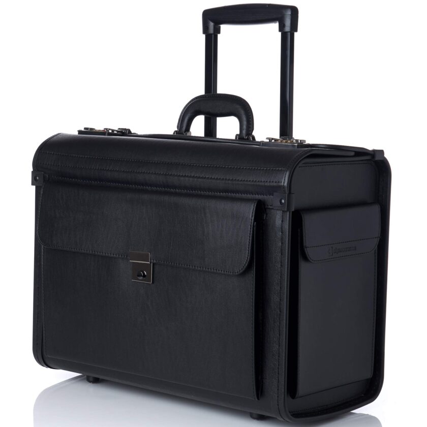 Alpine Swiss Rolling 17" Laptop Briefcase on Wheels