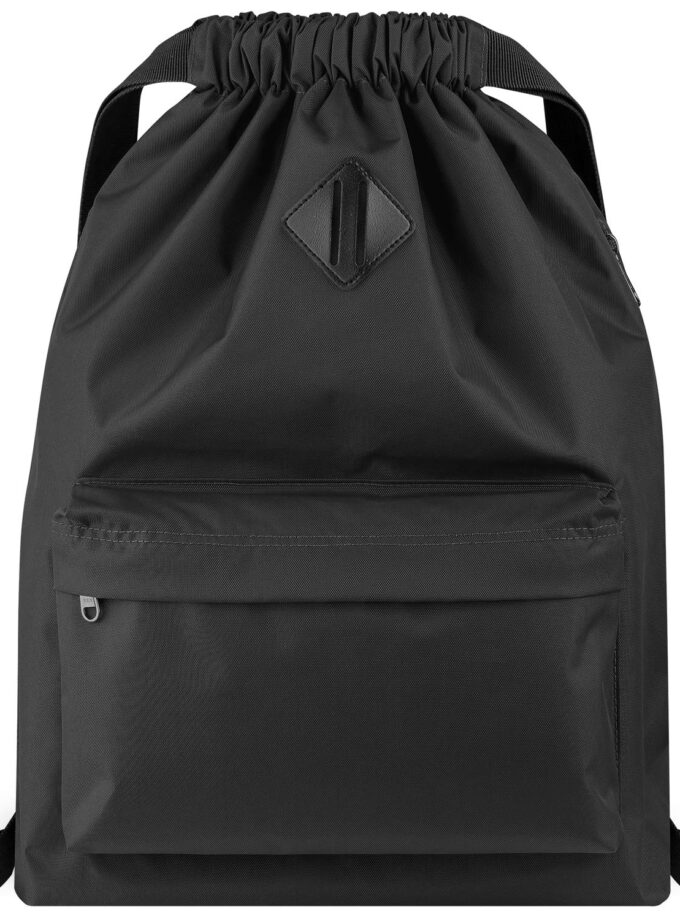 Water Resistant String Bag Cinch Bag Sports Gym Sack