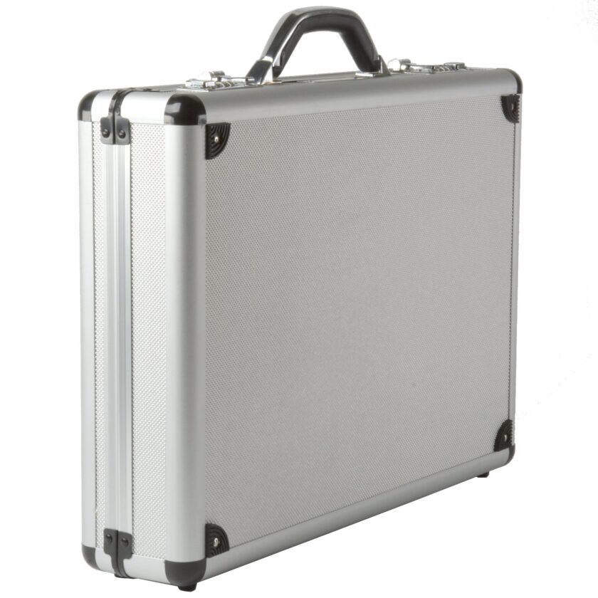 Alpine Swiss Aluminum Attache Case Padded Laptop