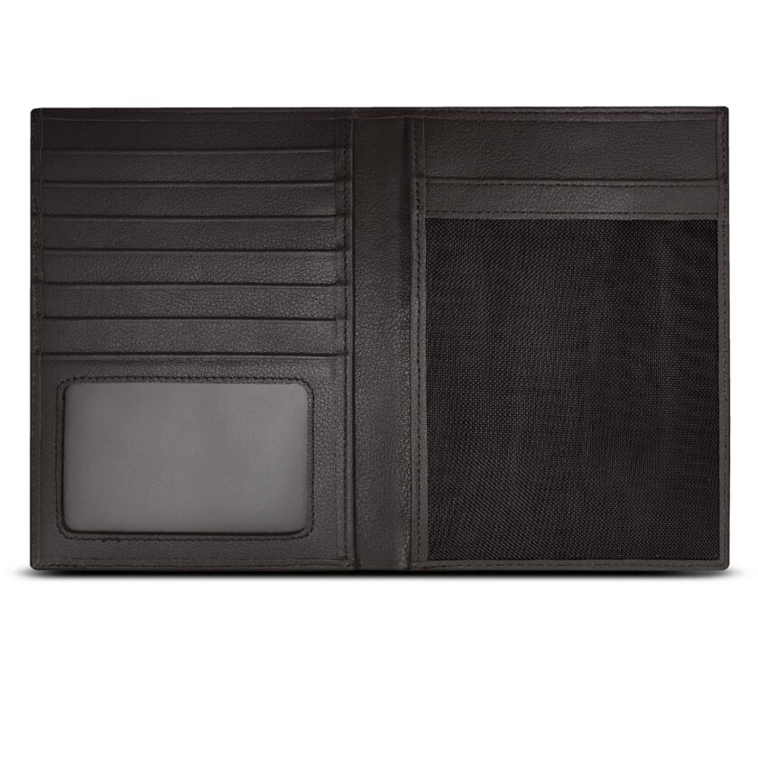 RFID Blocking Leather Passport Holder For Men and Women