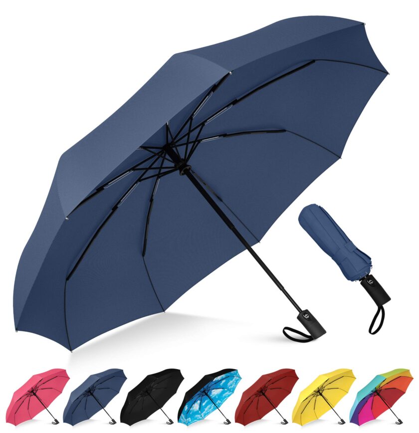 Rain-Mate Compact Travel Umbrella - Windproof