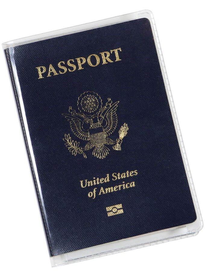 Clear Passport Cover Plastic Passport Protector Vinyl ID Card