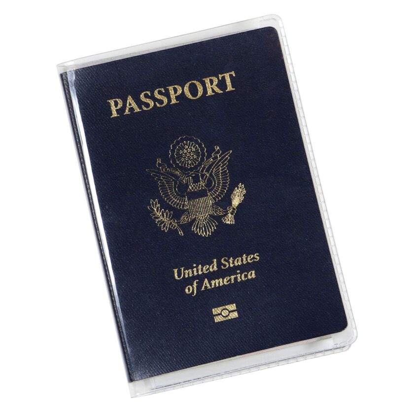 Clear Passport Cover Plastic Passport Protector Vinyl ID Card