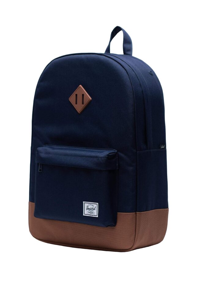 Herschel Heritage Backpack, Peacoat/Saddle Brown