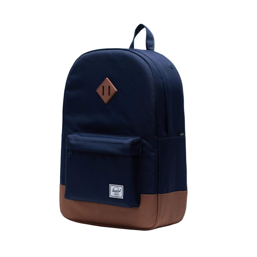 Herschel Heritage Backpack, Peacoat/Saddle Brown