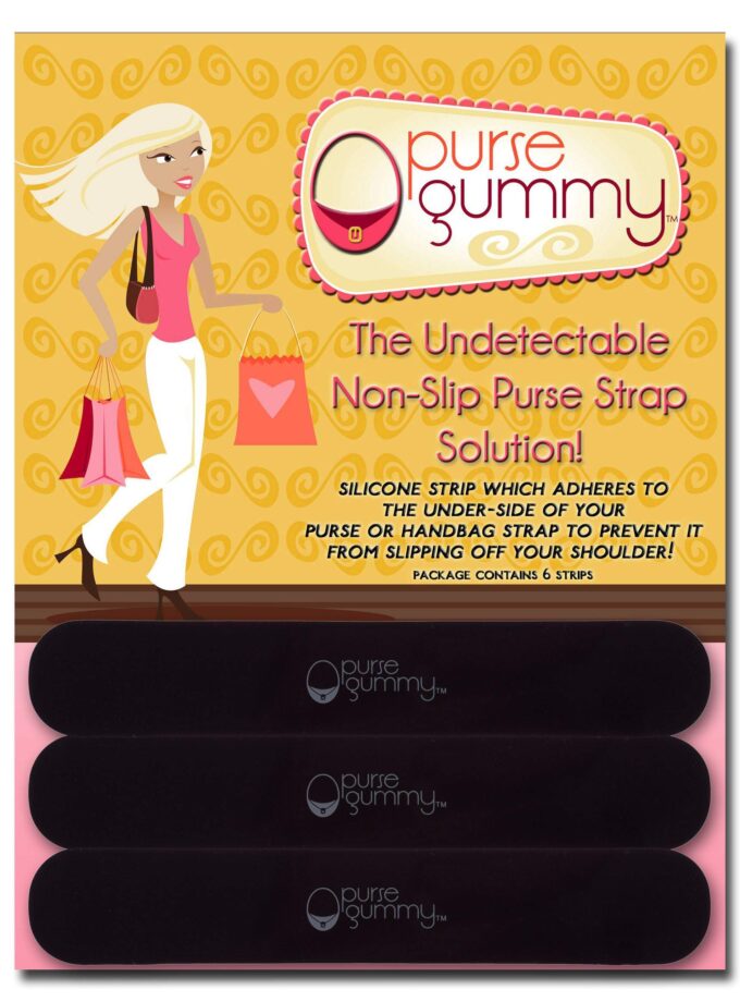 Purse Gummy Stop Strap Slips - Non Slip Grip Strip Pad